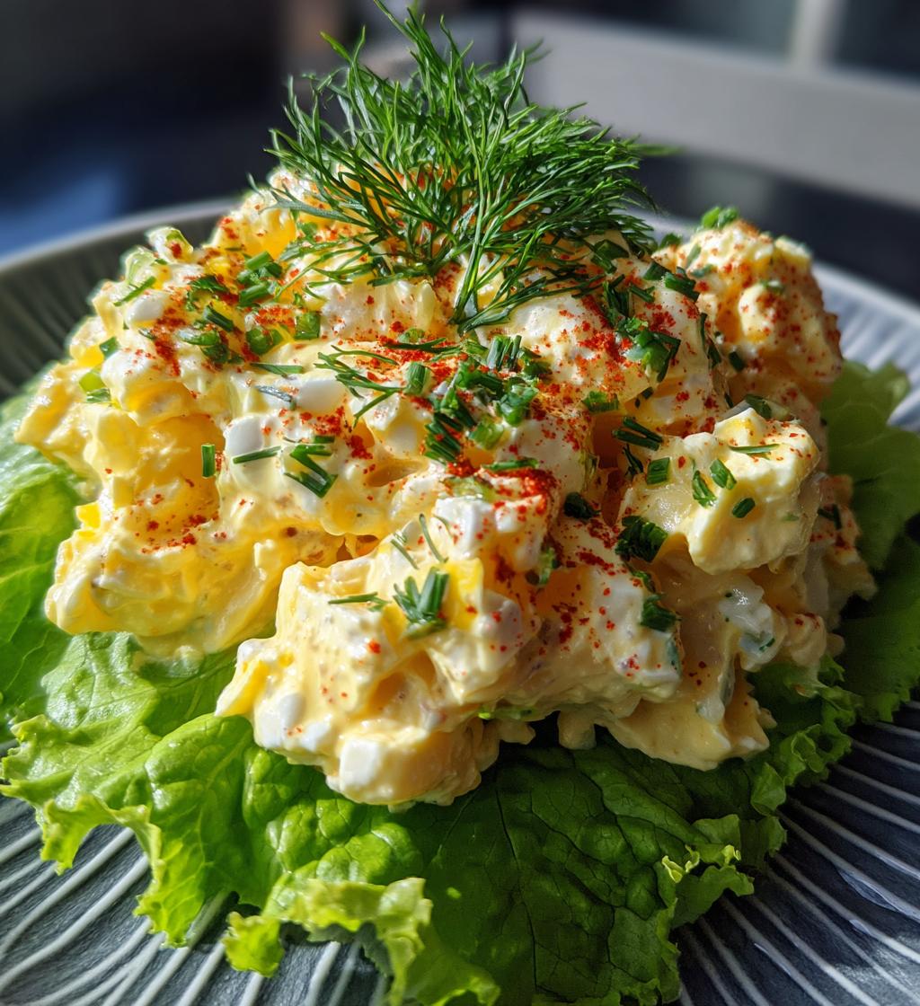 easy egg salad - detail 1