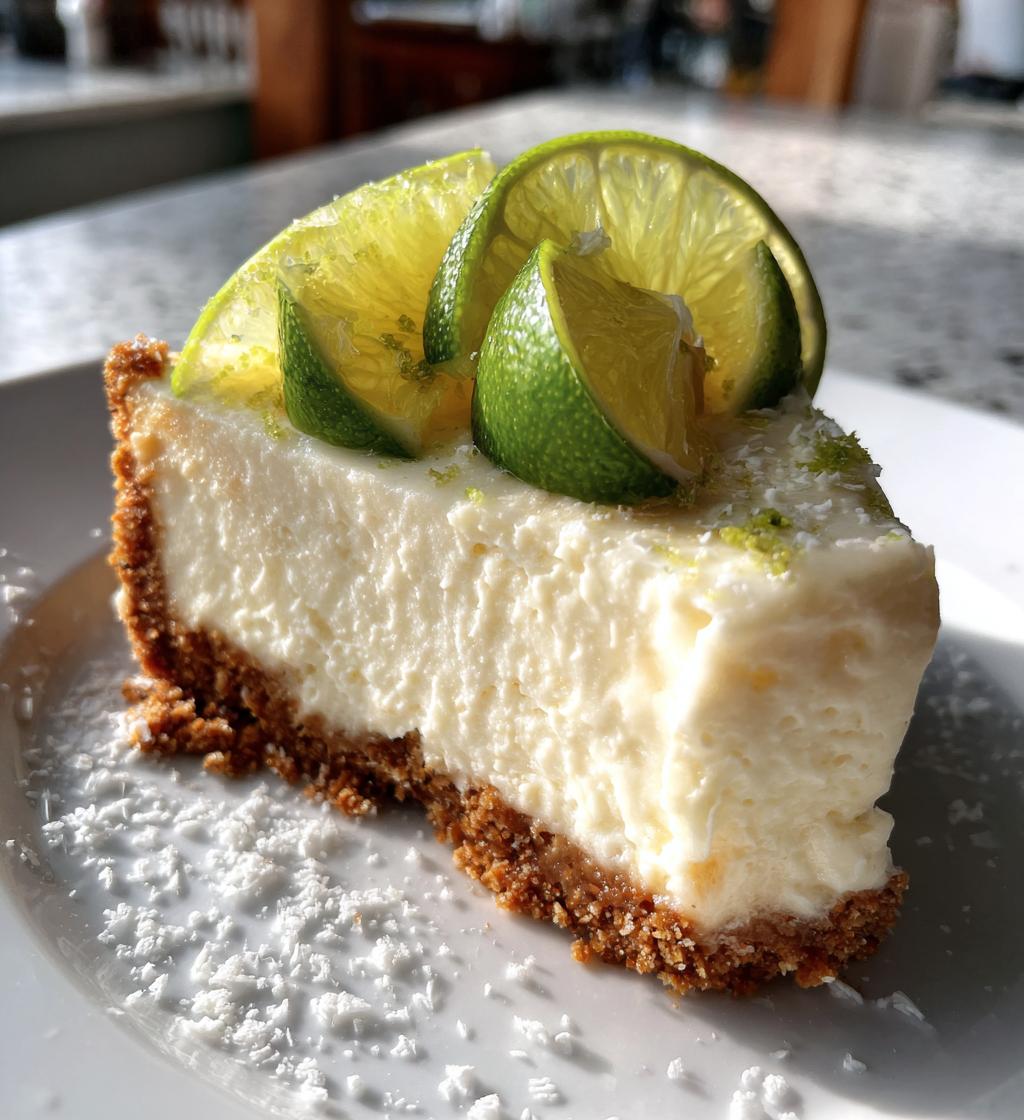 easy greek yogurt lime cheesecake