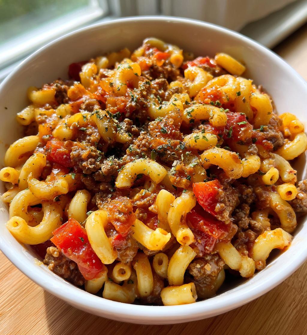 easy homemade beefaroni - detail 1