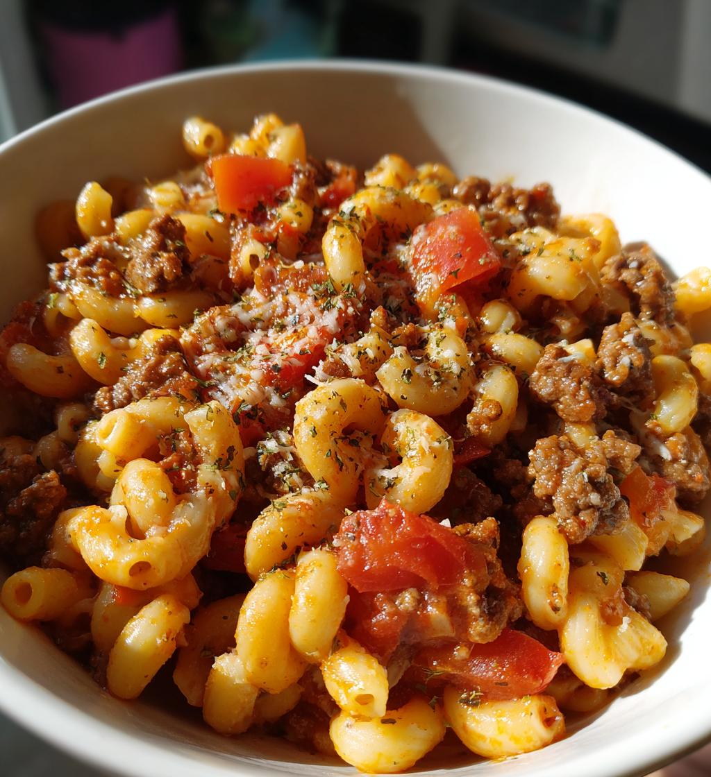 easy homemade beefaroni