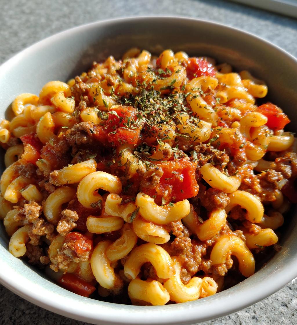easy homemade beefaroni