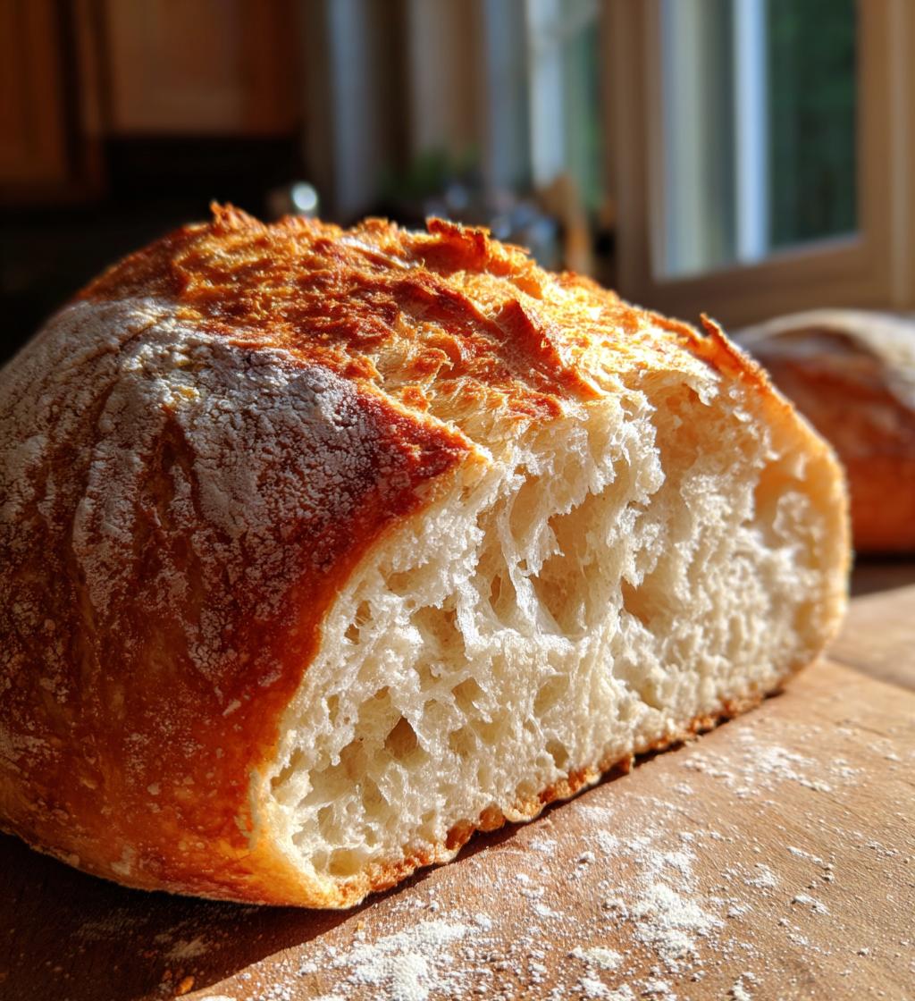 easy homemade bread - detail 1