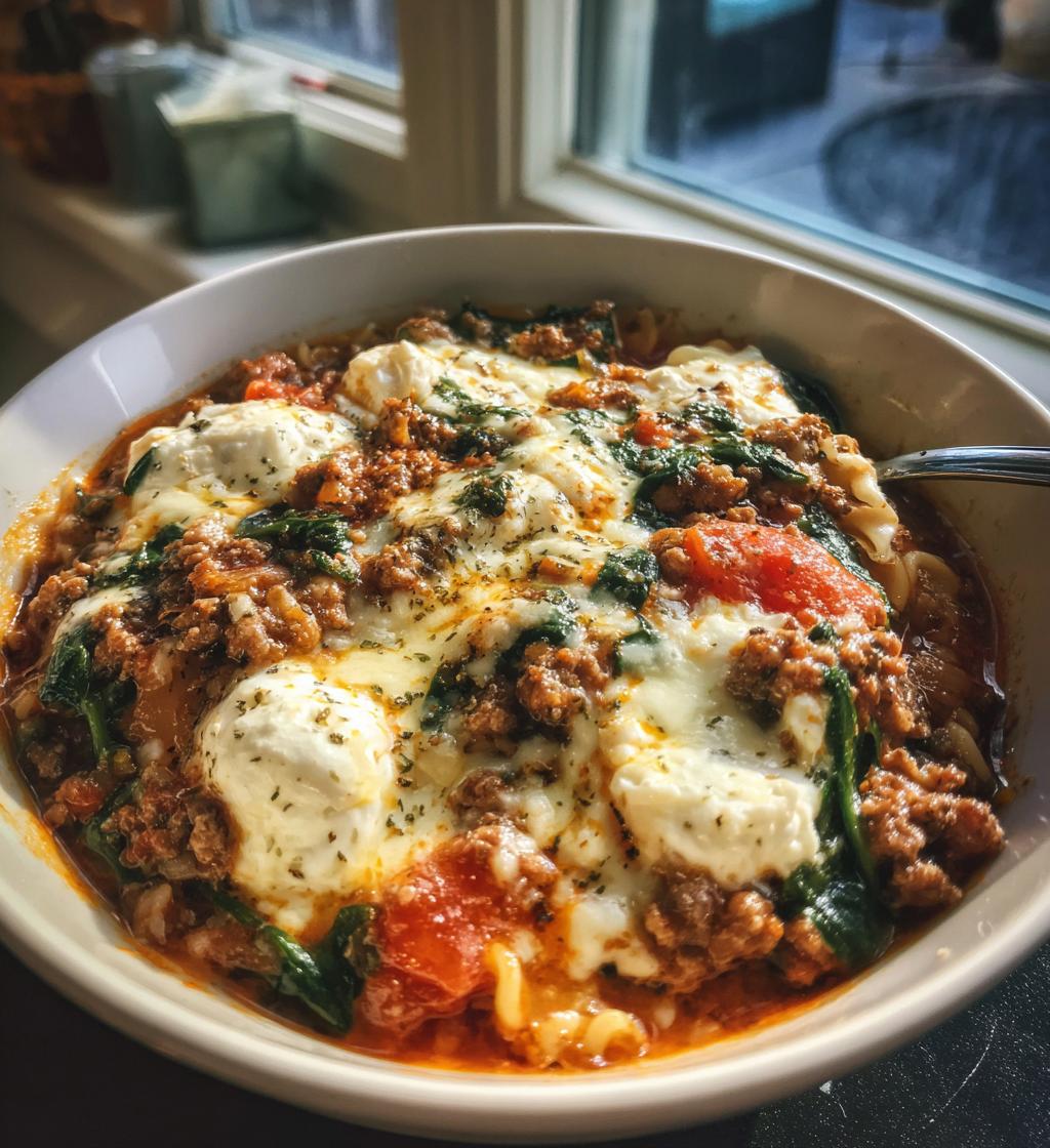 easy lasagna soup