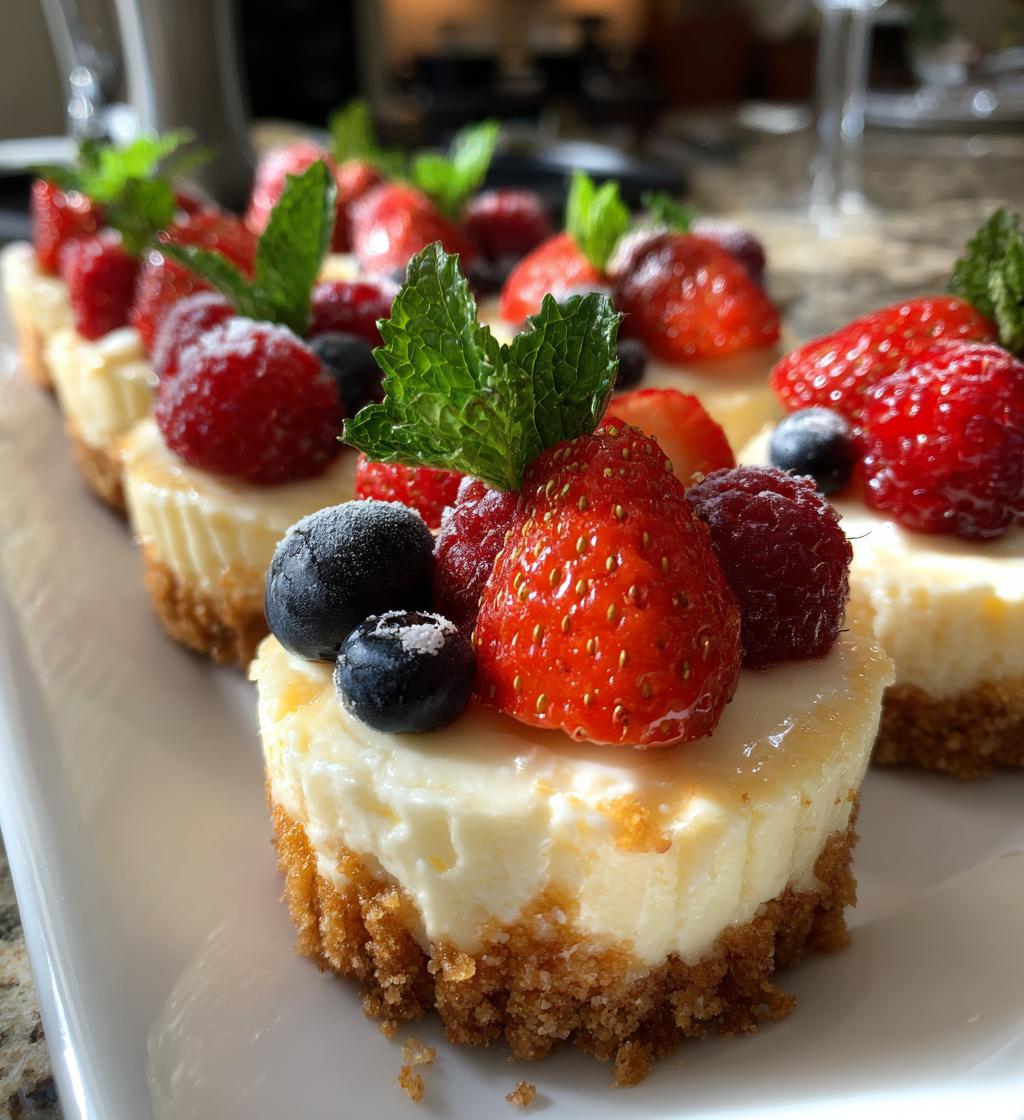 easy mini cheesecake bites - detail 1