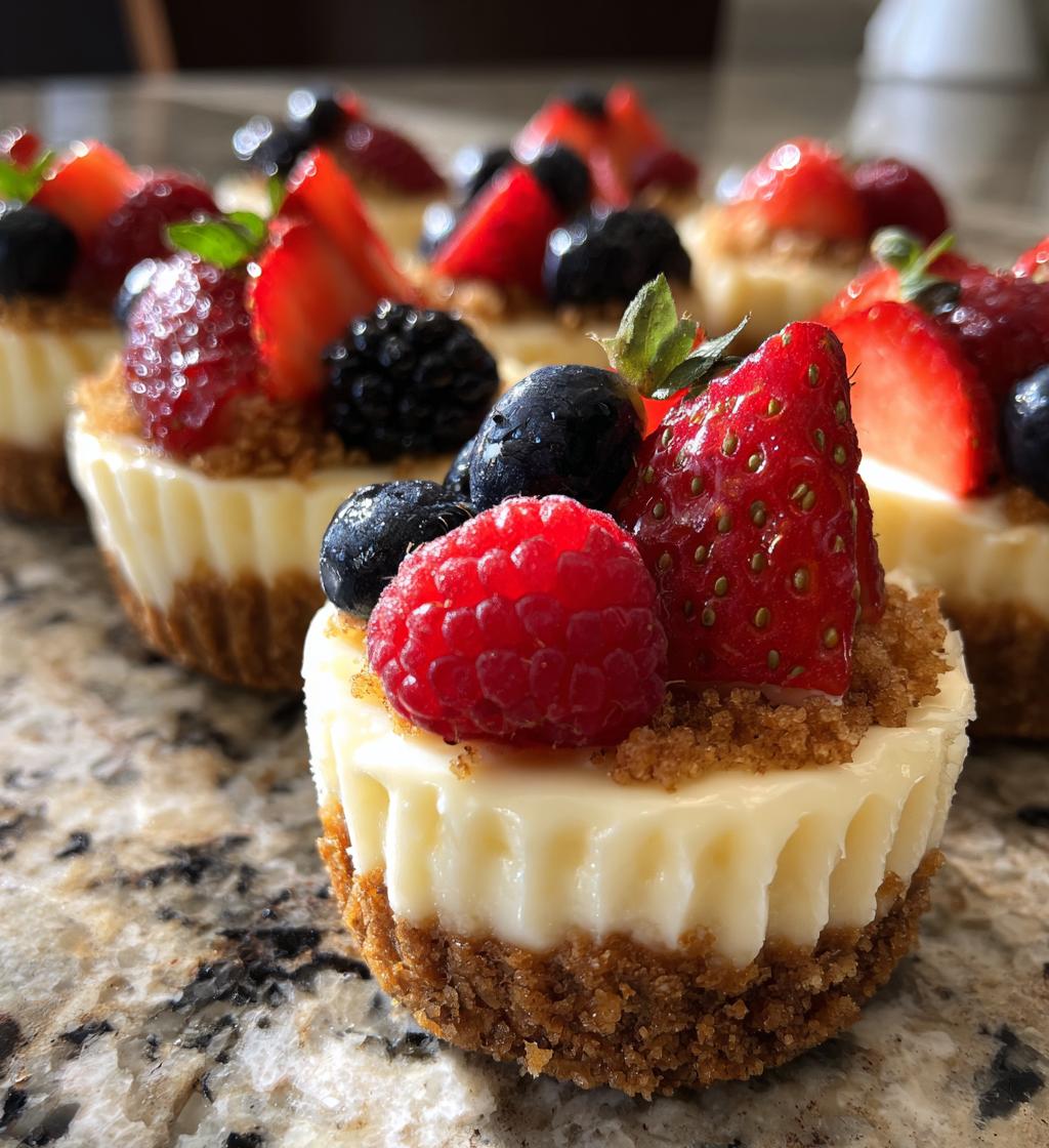 easy mini cheesecake bites