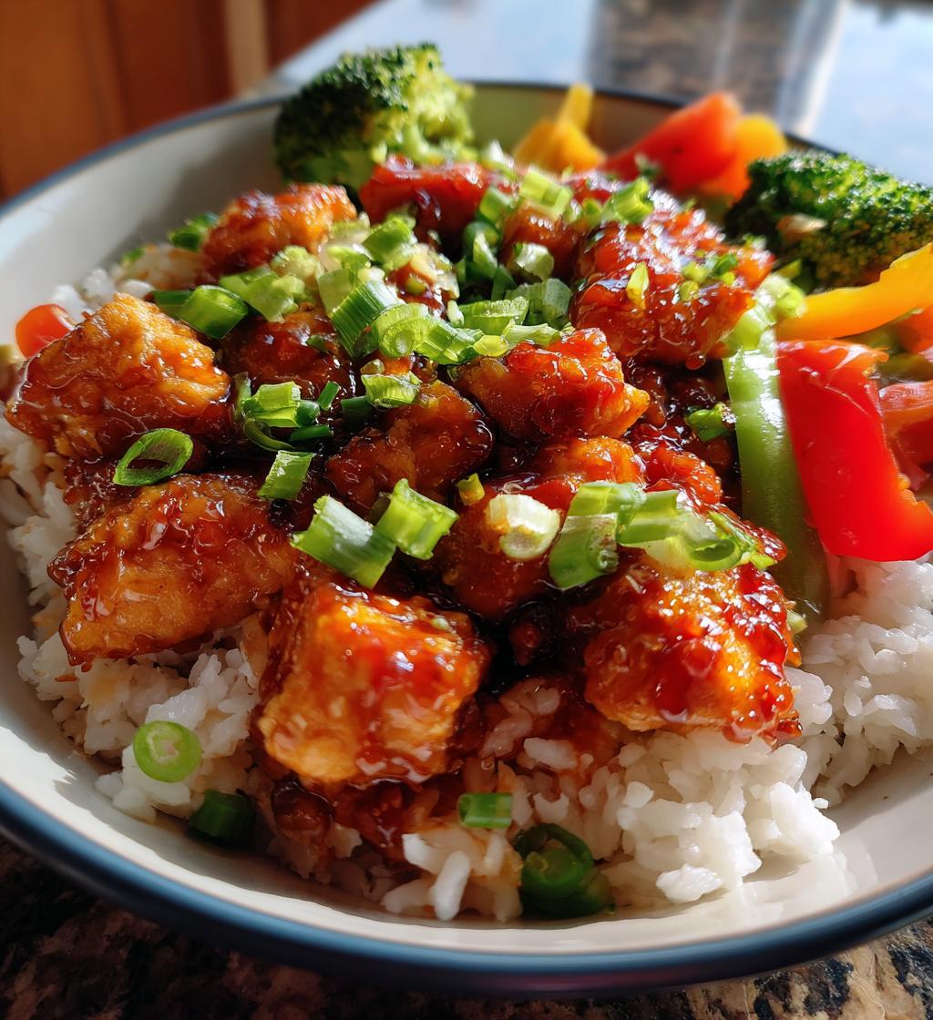 easy sweet chili chicken bowl recipe