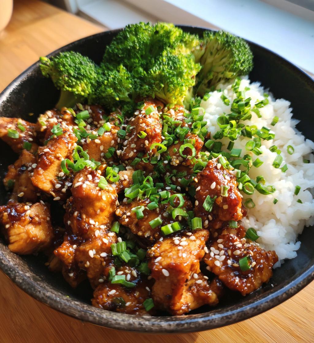 easy teriyaki chicken bowl