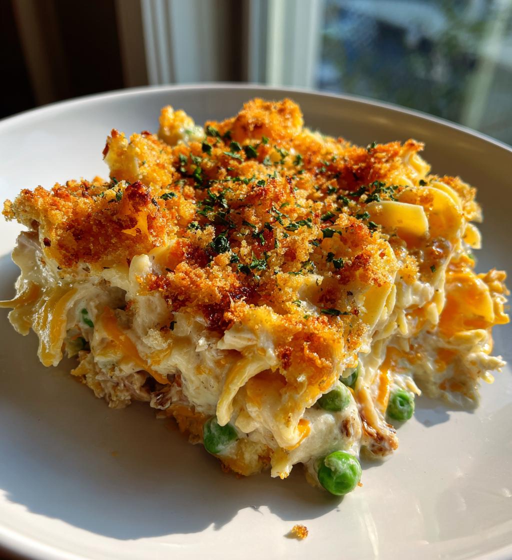 easy tuna noodle casserole with cream cheese - detail 1