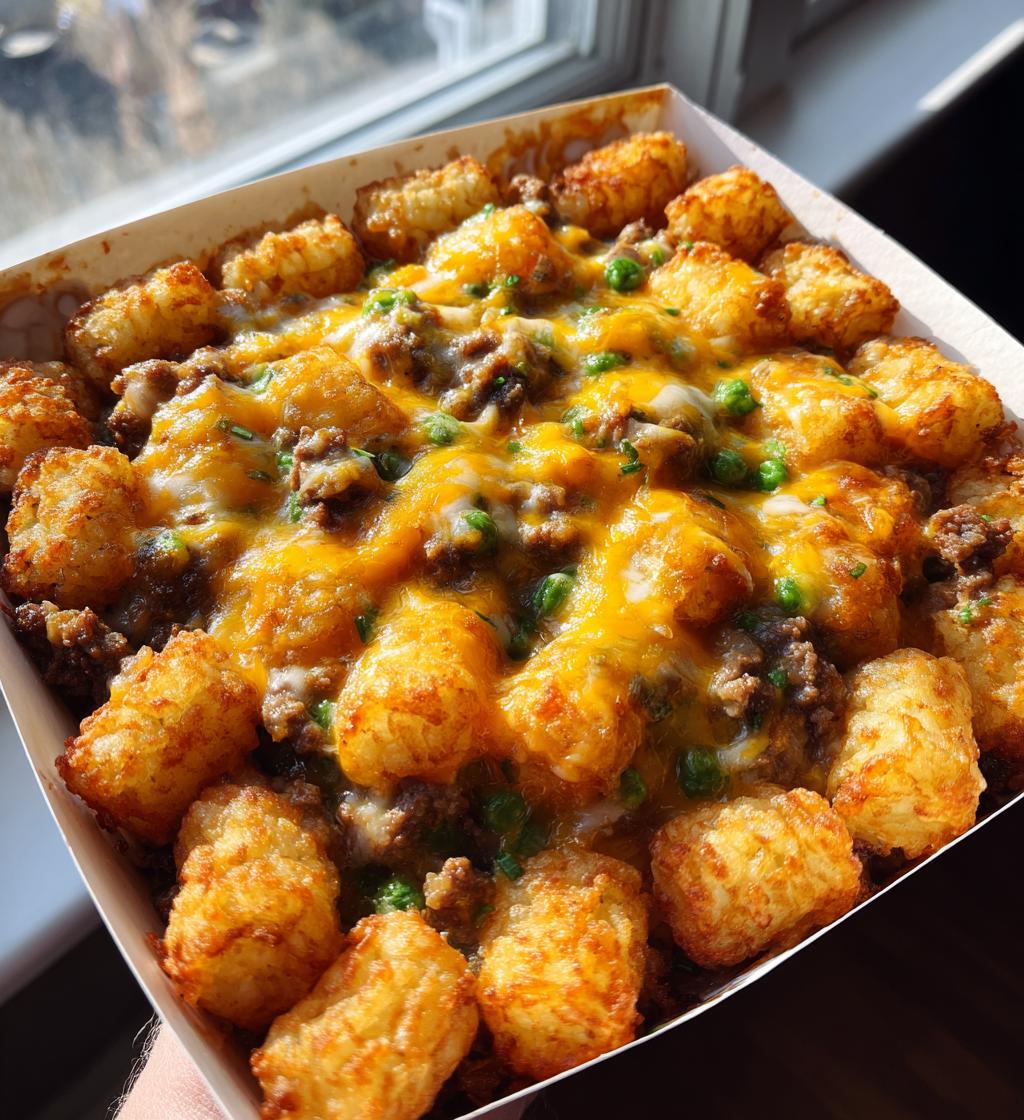 easy weeknight tater tot casserole