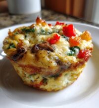 egg white muffins with veggies