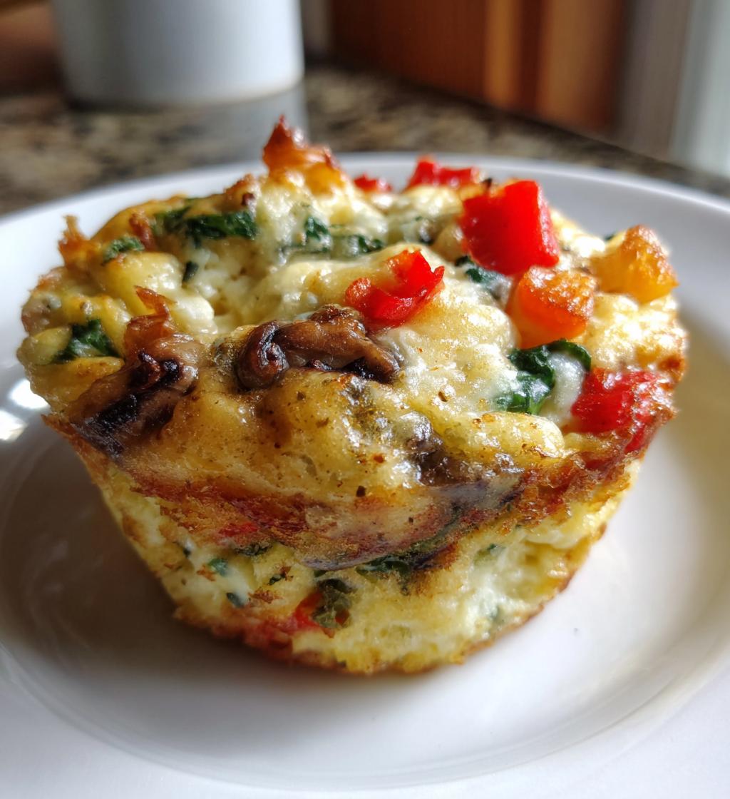 egg white muffins with veggies