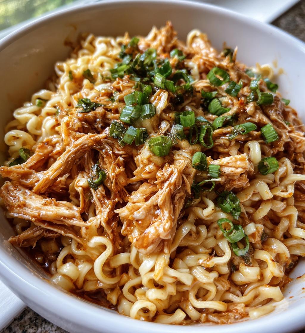 fiery chicken ramen with creamy garlic sauce recipe