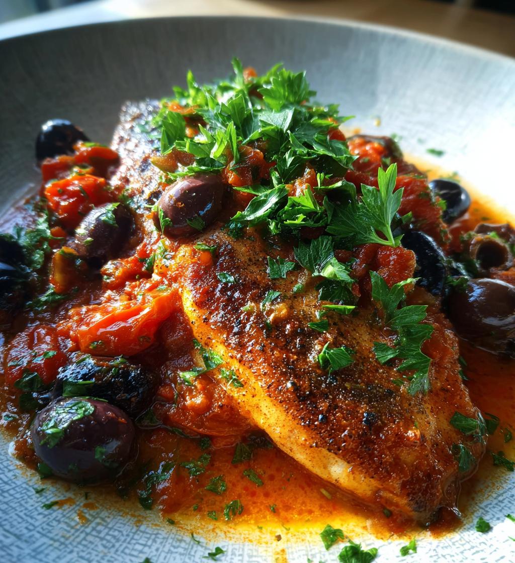 fish puttanesca - detail 1