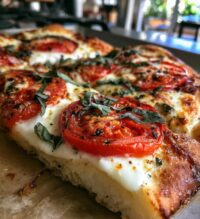 flatbread pizza margherita