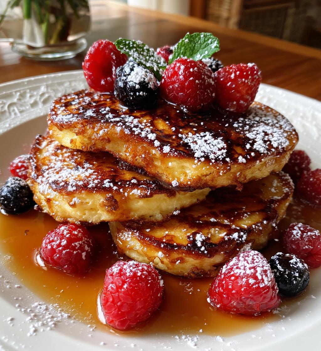 french toast pancakes - detail 1