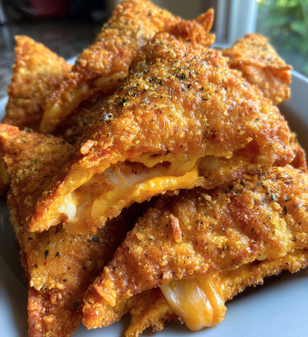 fried cheese stuffed doritos