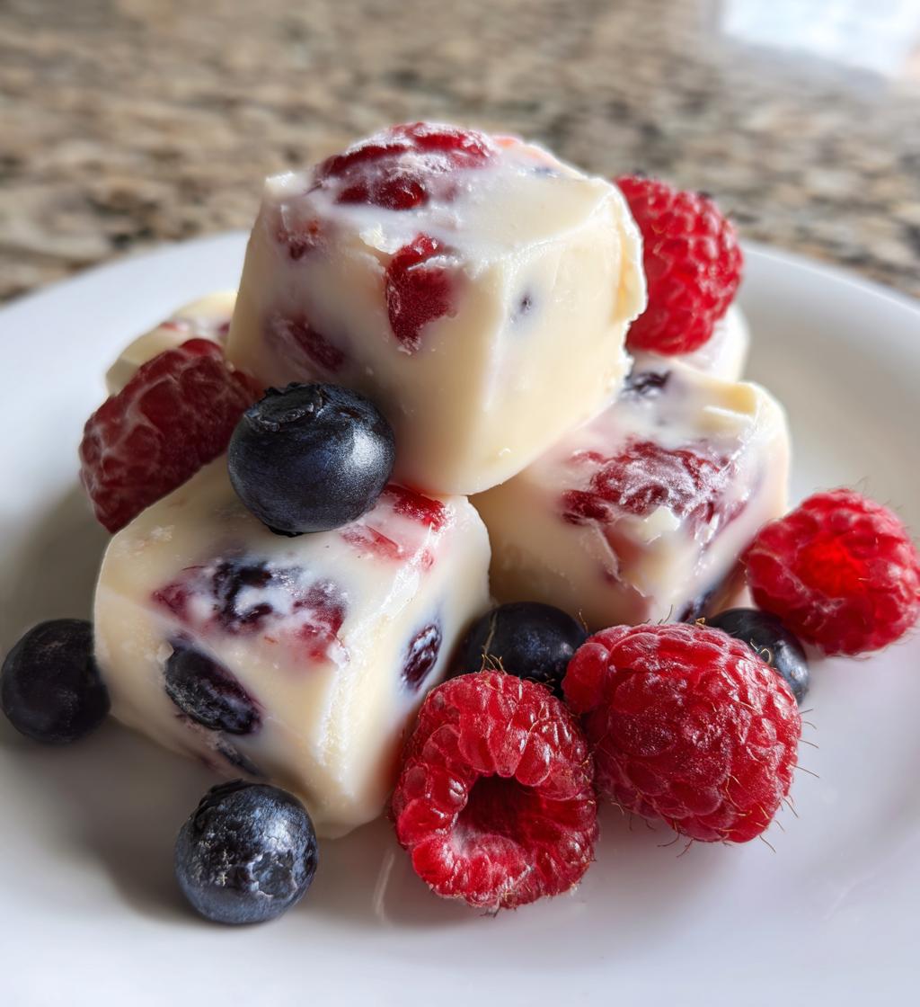 frozen greek yogurt bites - detail 1