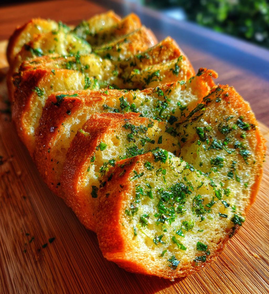 garlic bread with sliced bread - detail 1