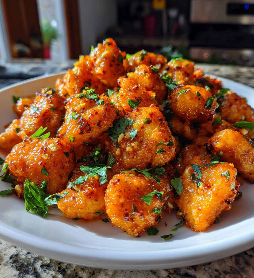 garlic buffalo chicken bites recipe