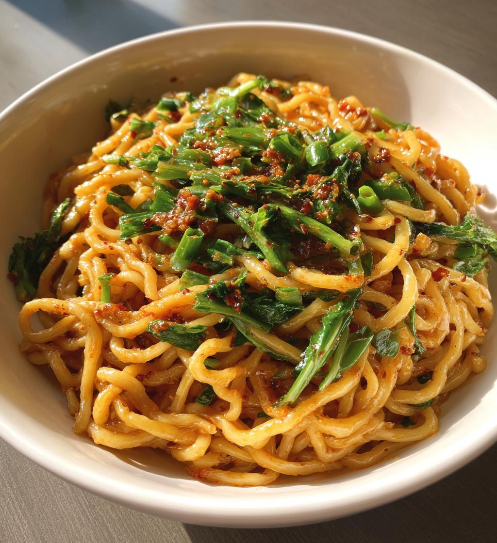 garlic noodles - detail 1