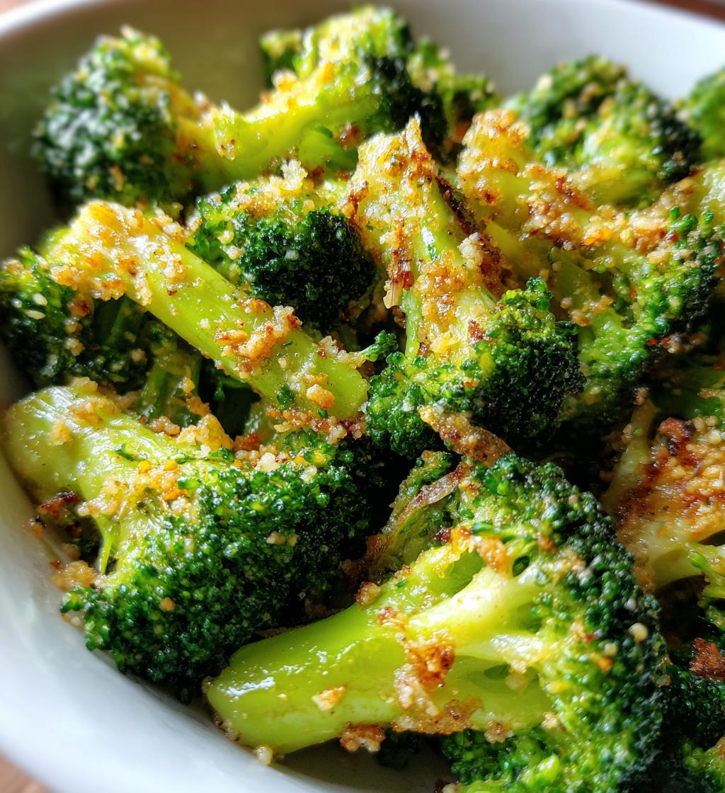 garlic parmesan broccoli