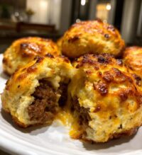 garlic parmesan cheeseburger bombs 2