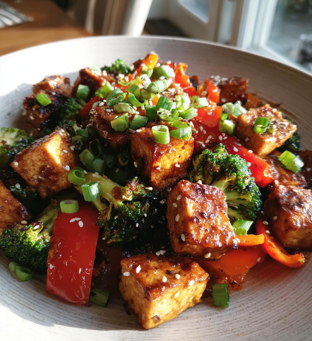 ginger soy tofu stir fry
