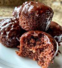 glazed chocolate donut holes