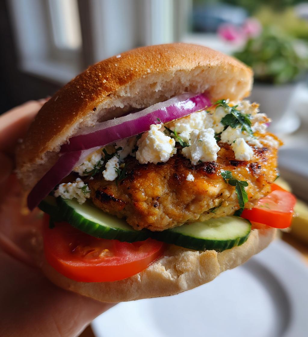 greek chicken burgers a mediterranean twist on a classic favorite - detail 1