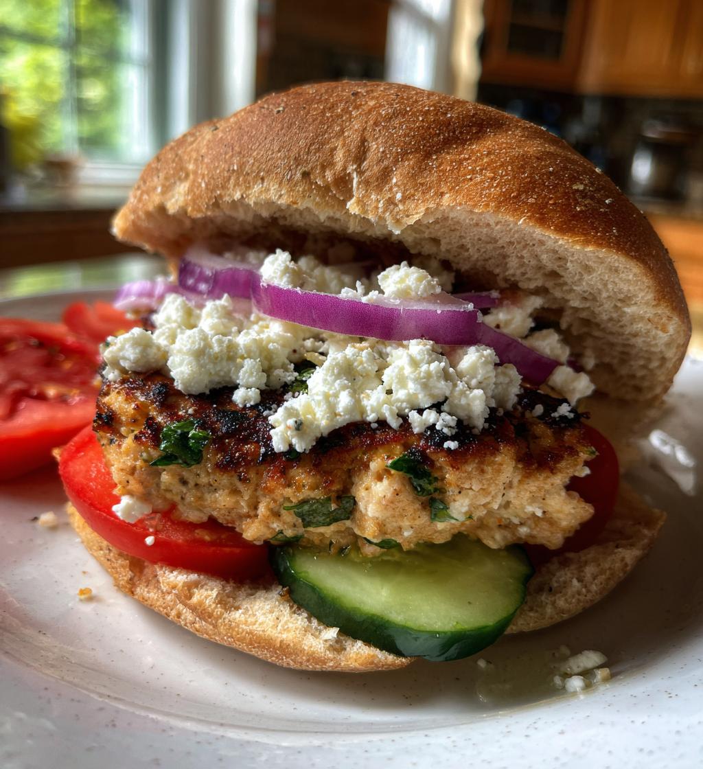 greek chicken burgers a mediterranean twist on a classic favorite