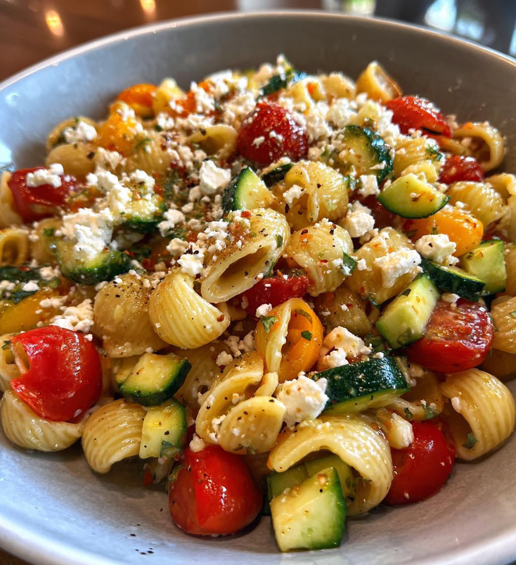 greek pasta with feta