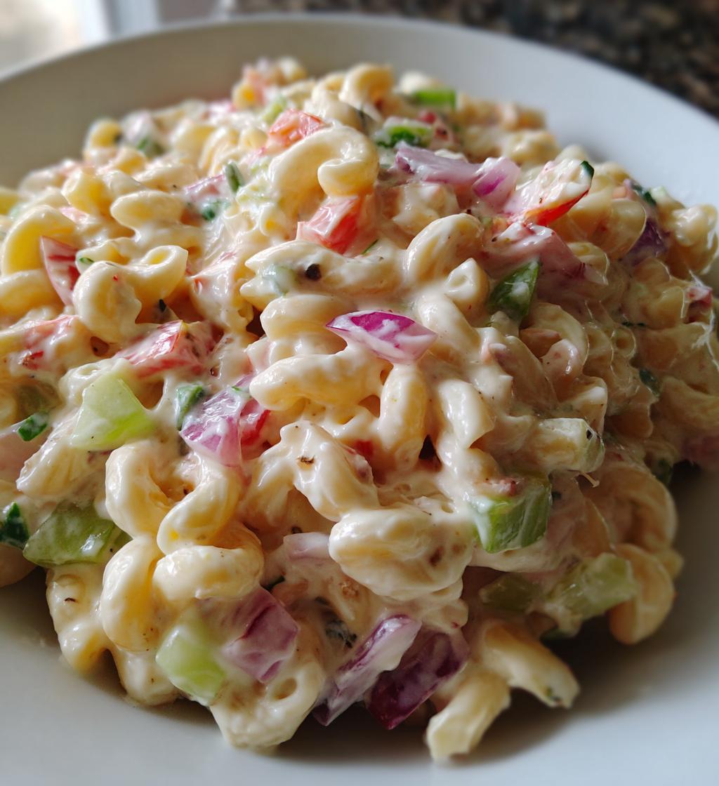 greek yogurt macaroni salad