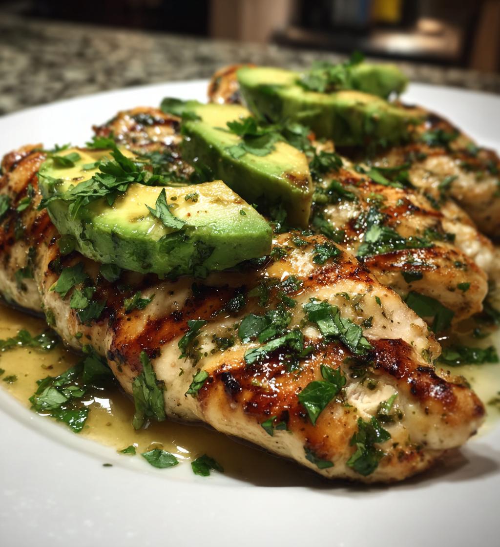 grilled california avocado chicken - detail 1