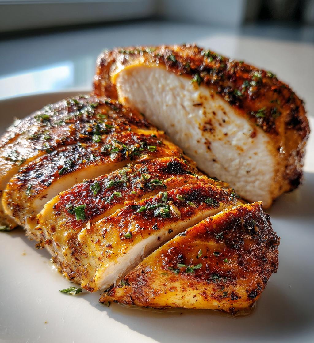 grilled chicken breast - detail 1