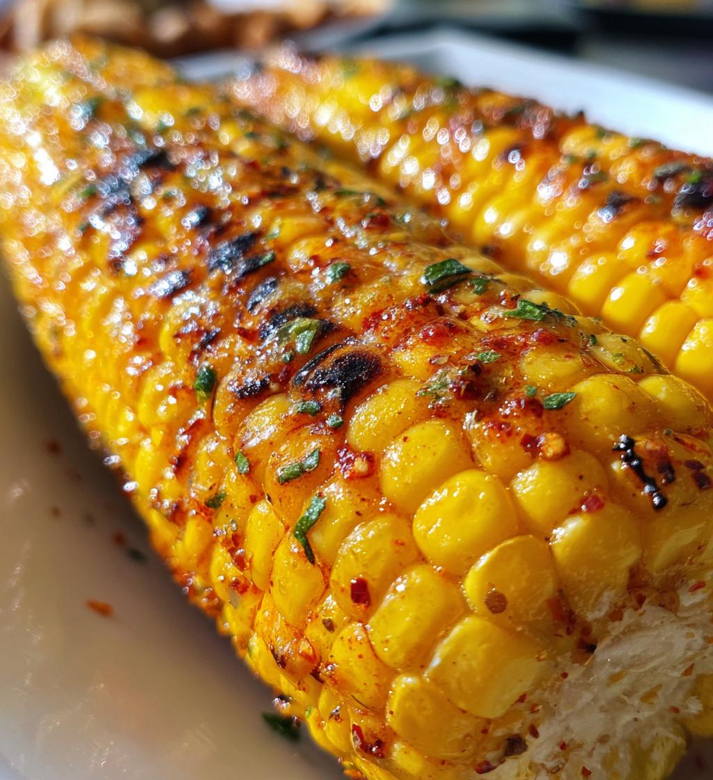 grilled corn on the cob with chili lime butter