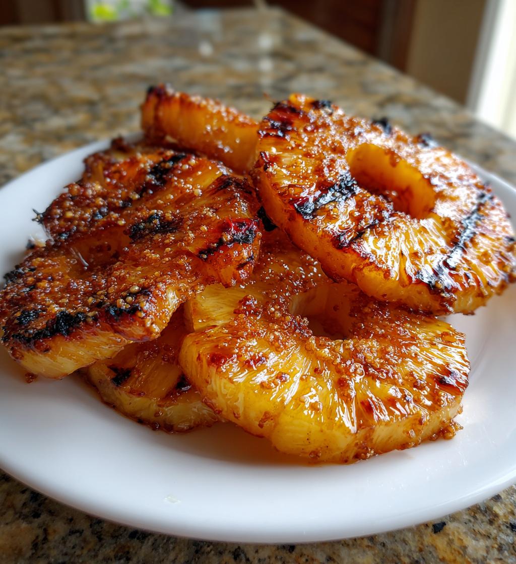 grilled pineapple