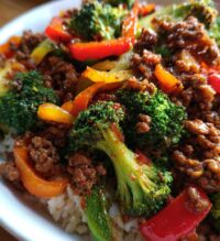 ground beef stir fry