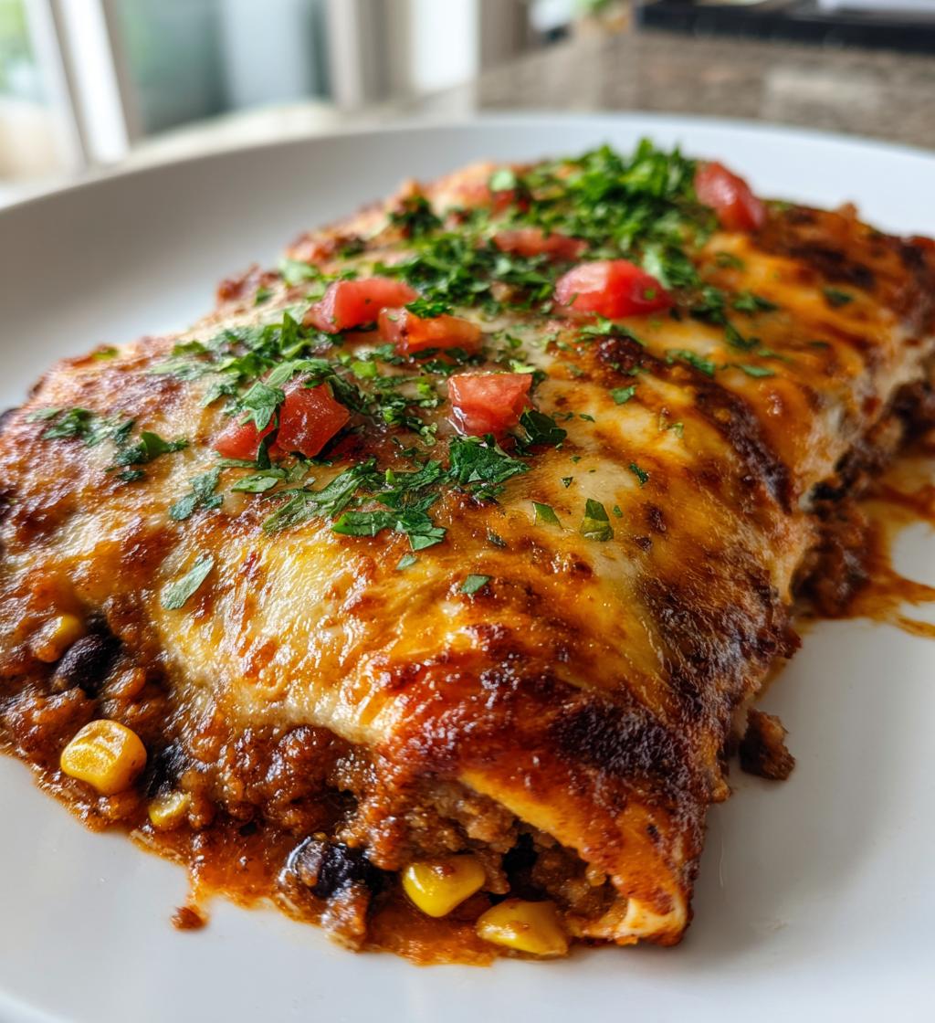 ground turkey black bean enchiladas