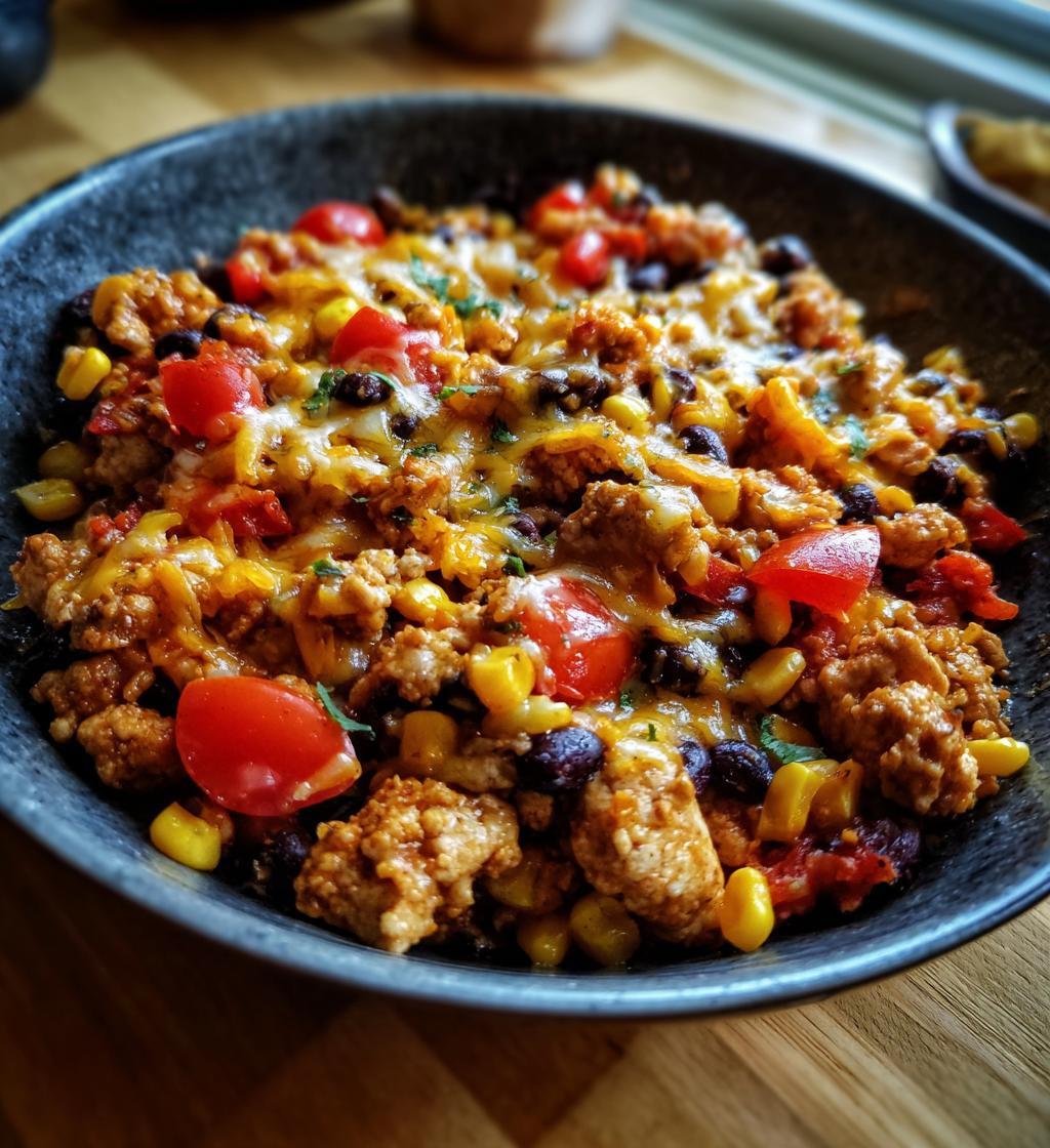 ground turkey taco skillet