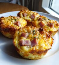 ham and cheese egg cups