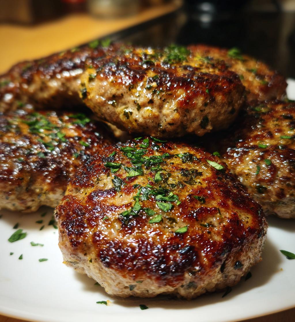 hamburger steaks - detail 1