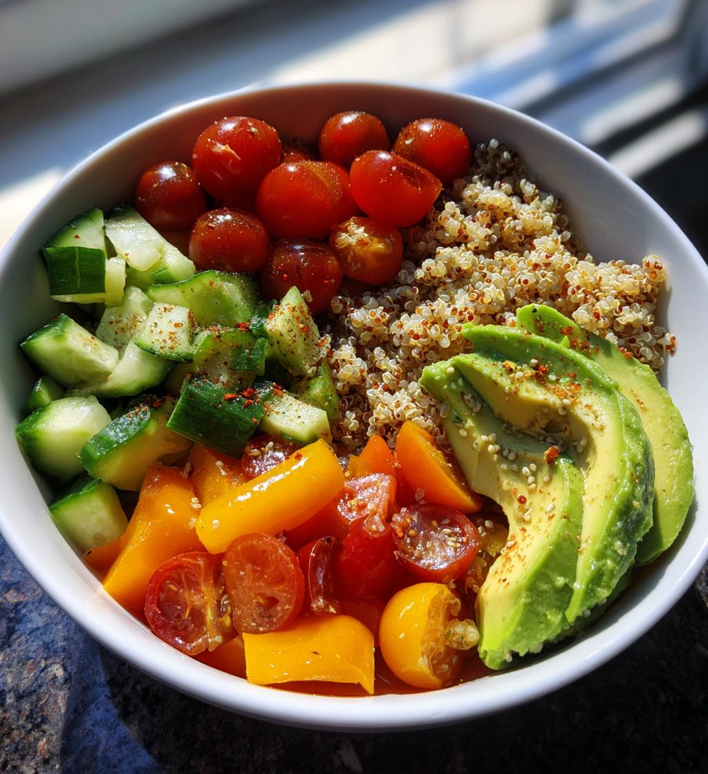 harvest quinoa bowl
