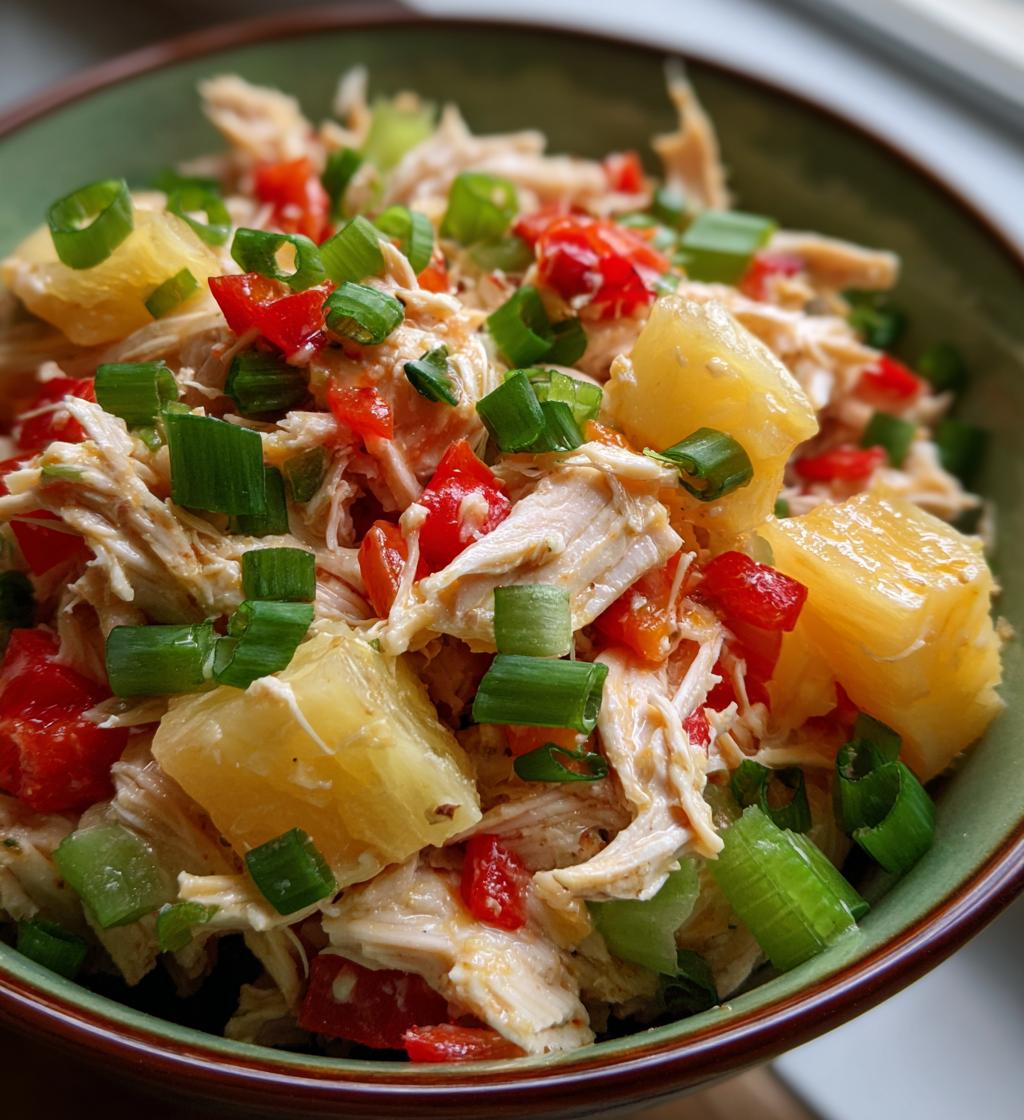 hawaiian chicken salad - detail 1