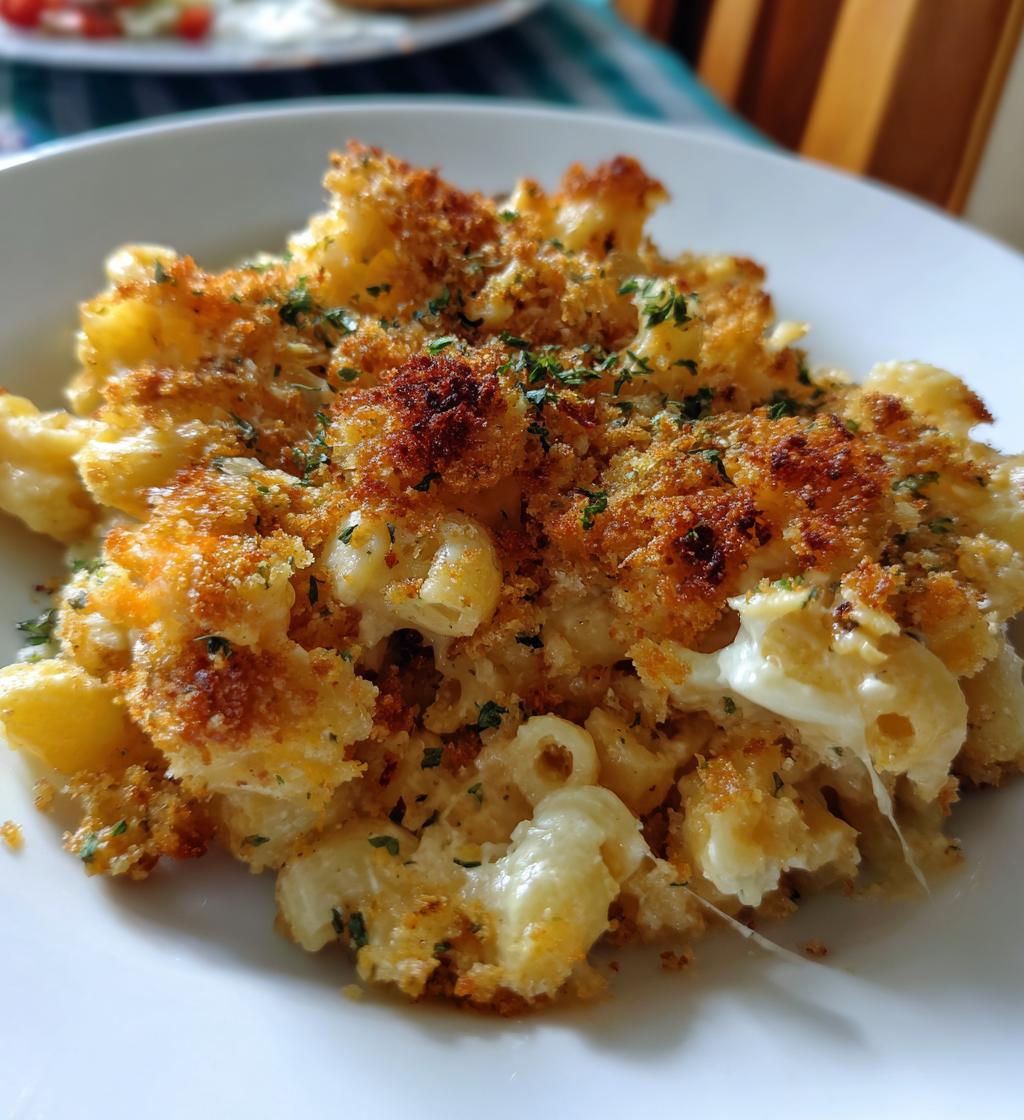 healthy baked mac and cheese