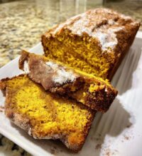healthy no added sugar pumpkin banana bread