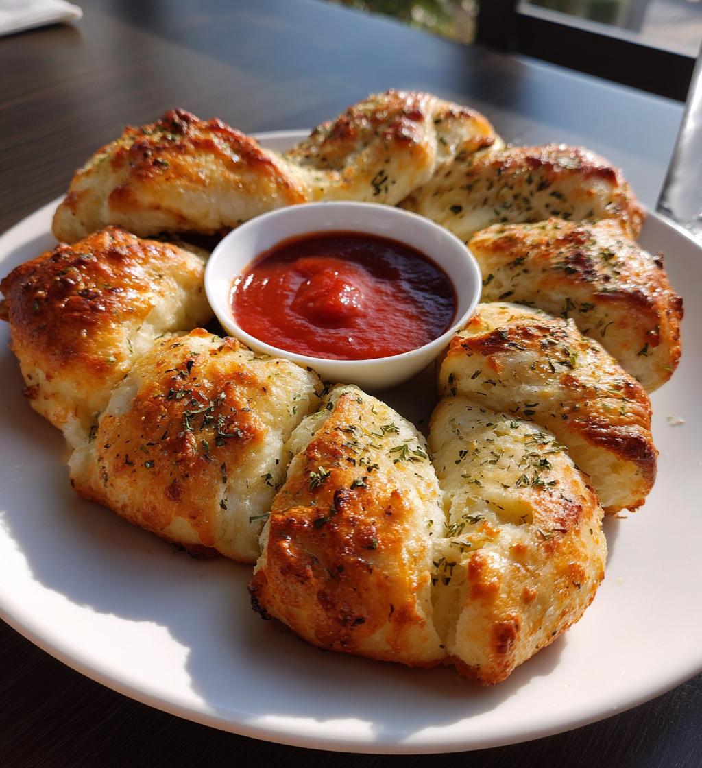 heart shaped breadsticks - detail 1