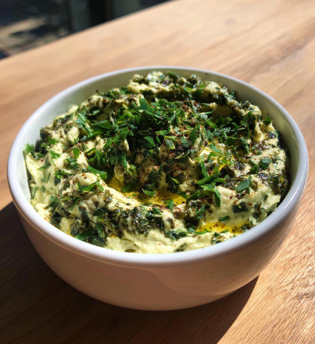 herbed cream cheese olive tapenade - detail 1