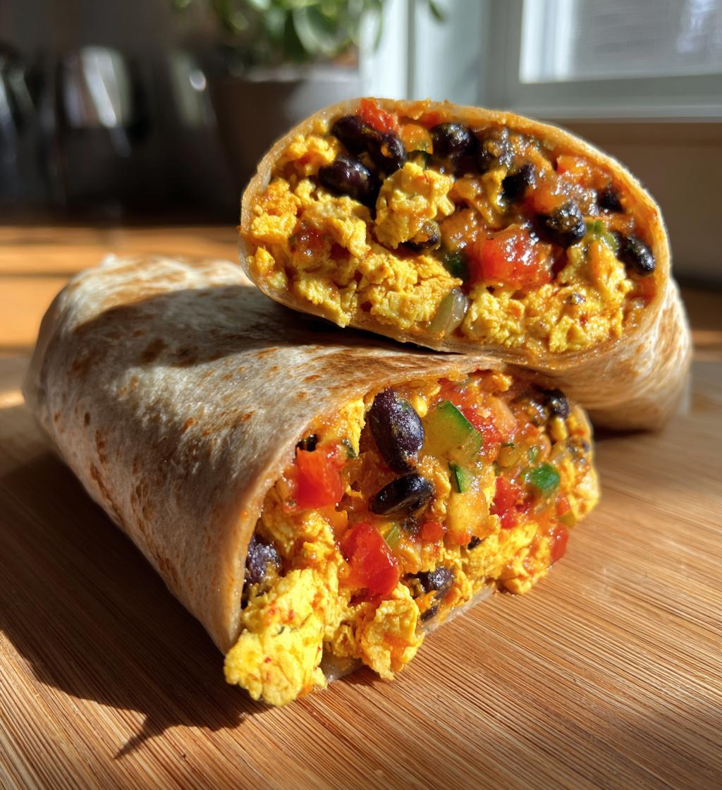 high protein breakfast burritos