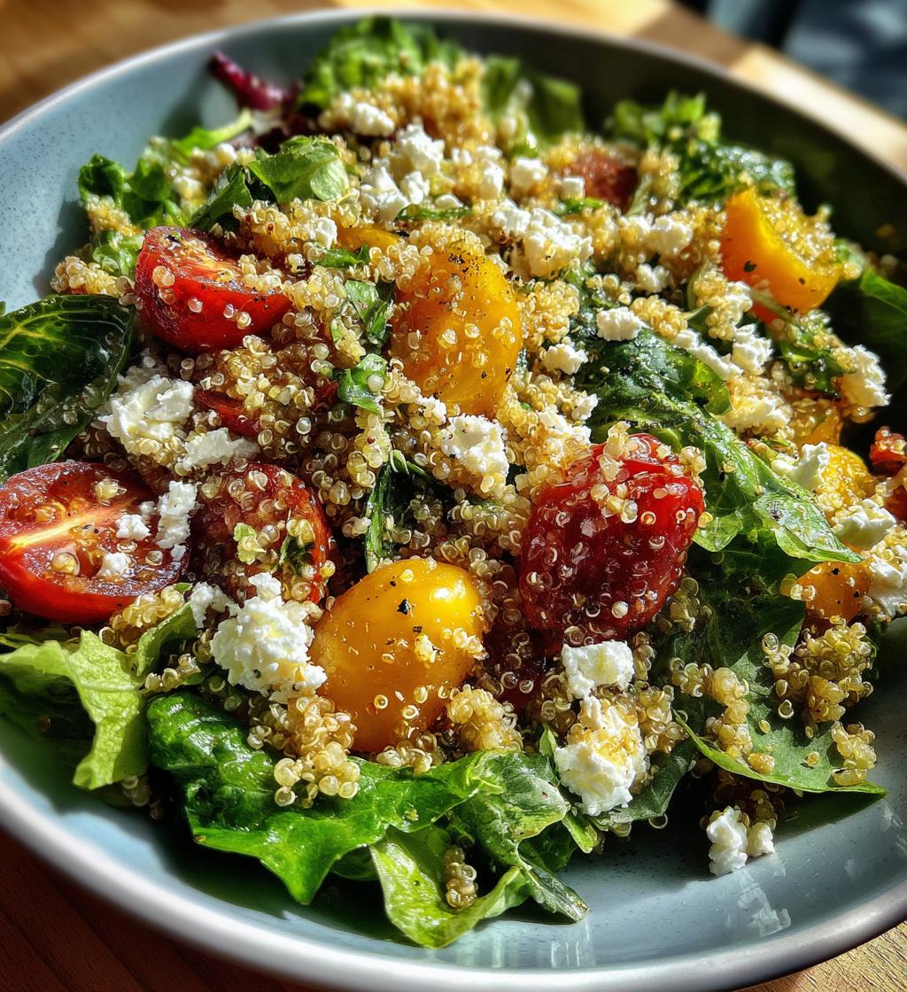 high protein salad - detail 1