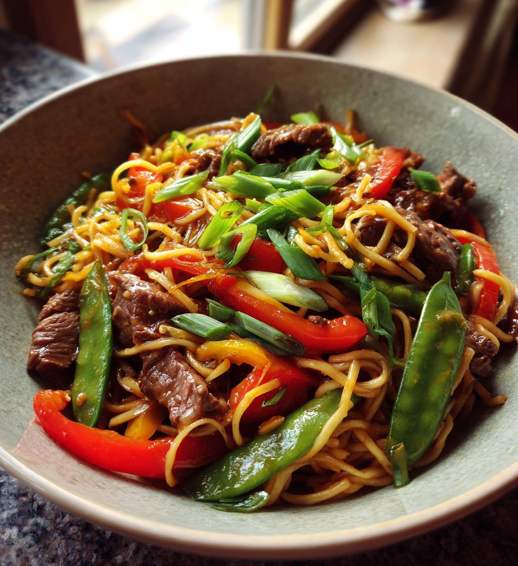 hoisin beef noodles a bold flavor packed delight - detail 1